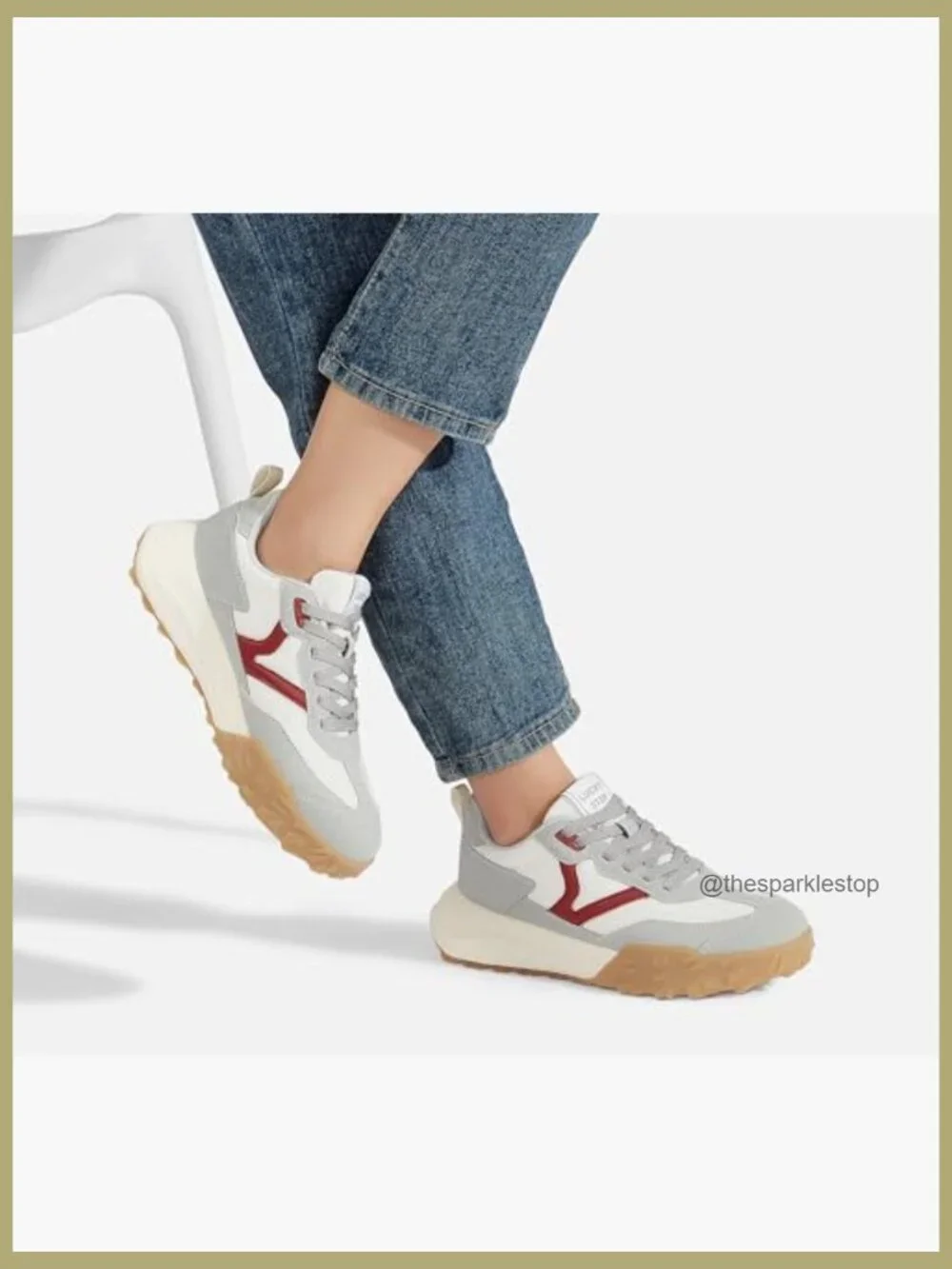 Platform Walking Shoes Chunky Casual Breathable Deluxe Fashion Sneakers